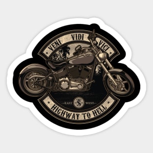 Motorcycle Vintage Sticker
